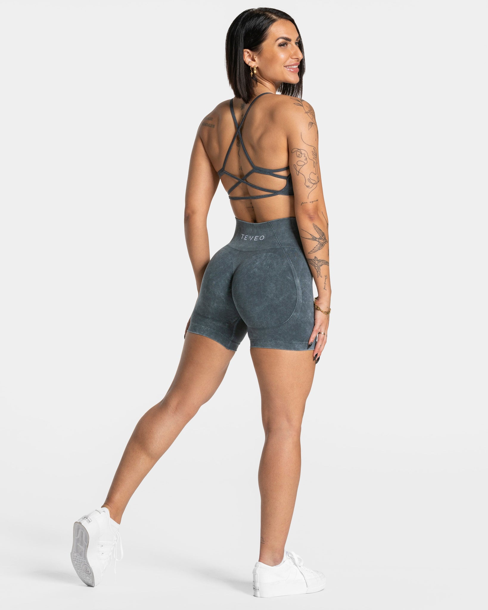 Acid Covert Scrunch Short „Navy“