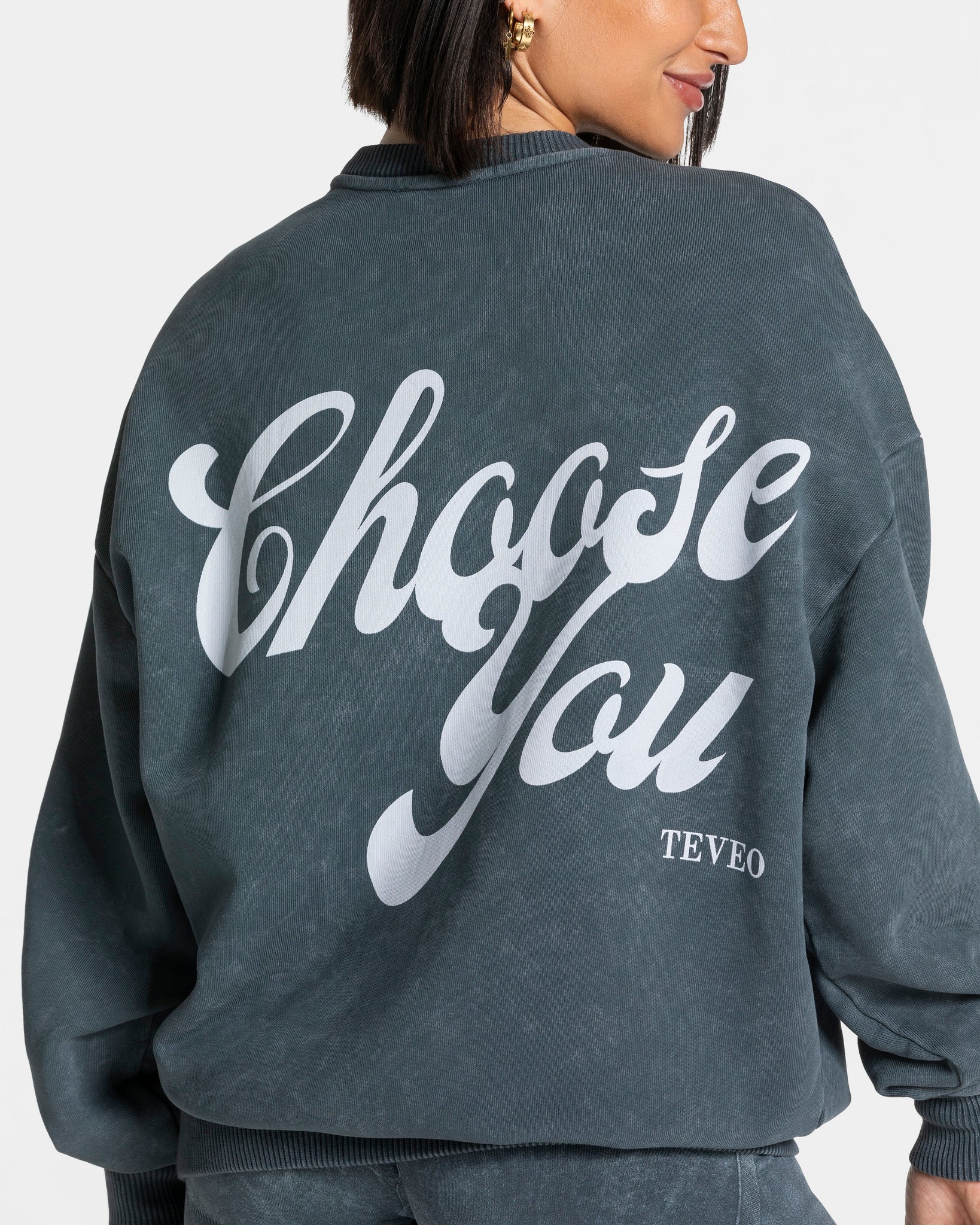 Acid Oversized Pullover „Navy“