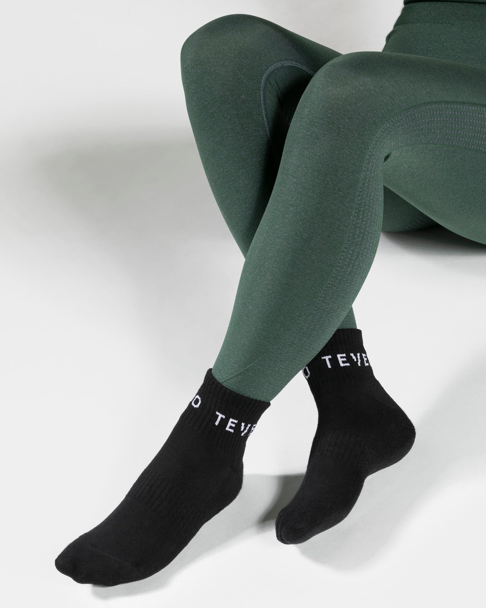 TEVEO Knöchelsocken (2er) "Schwarz"