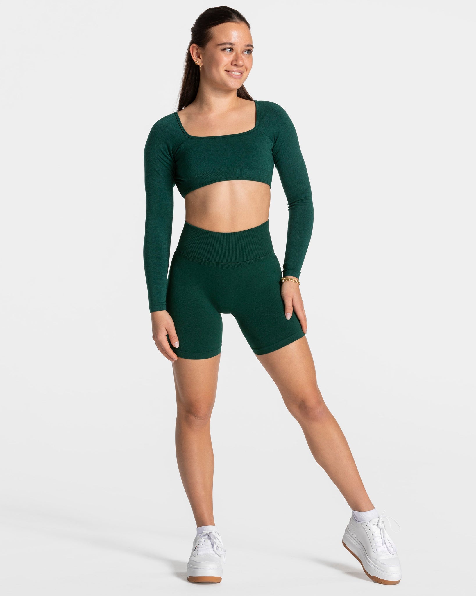 Femme Sculpt Scrunch Short „Dunkelgrün“
