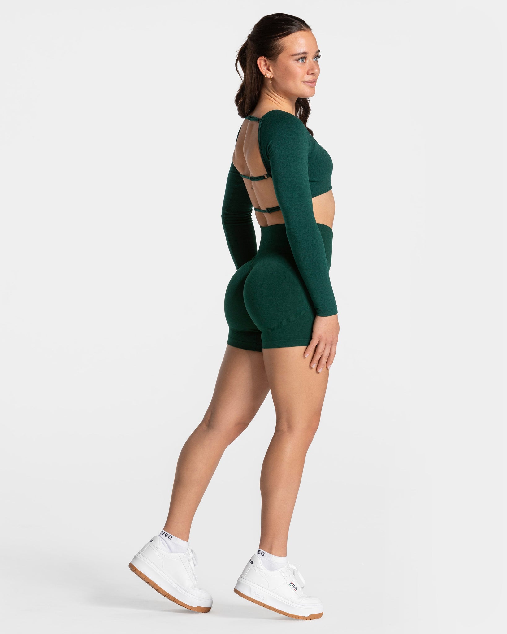 Femme Sculpt Scrunch Short „Dunkelgrün“
