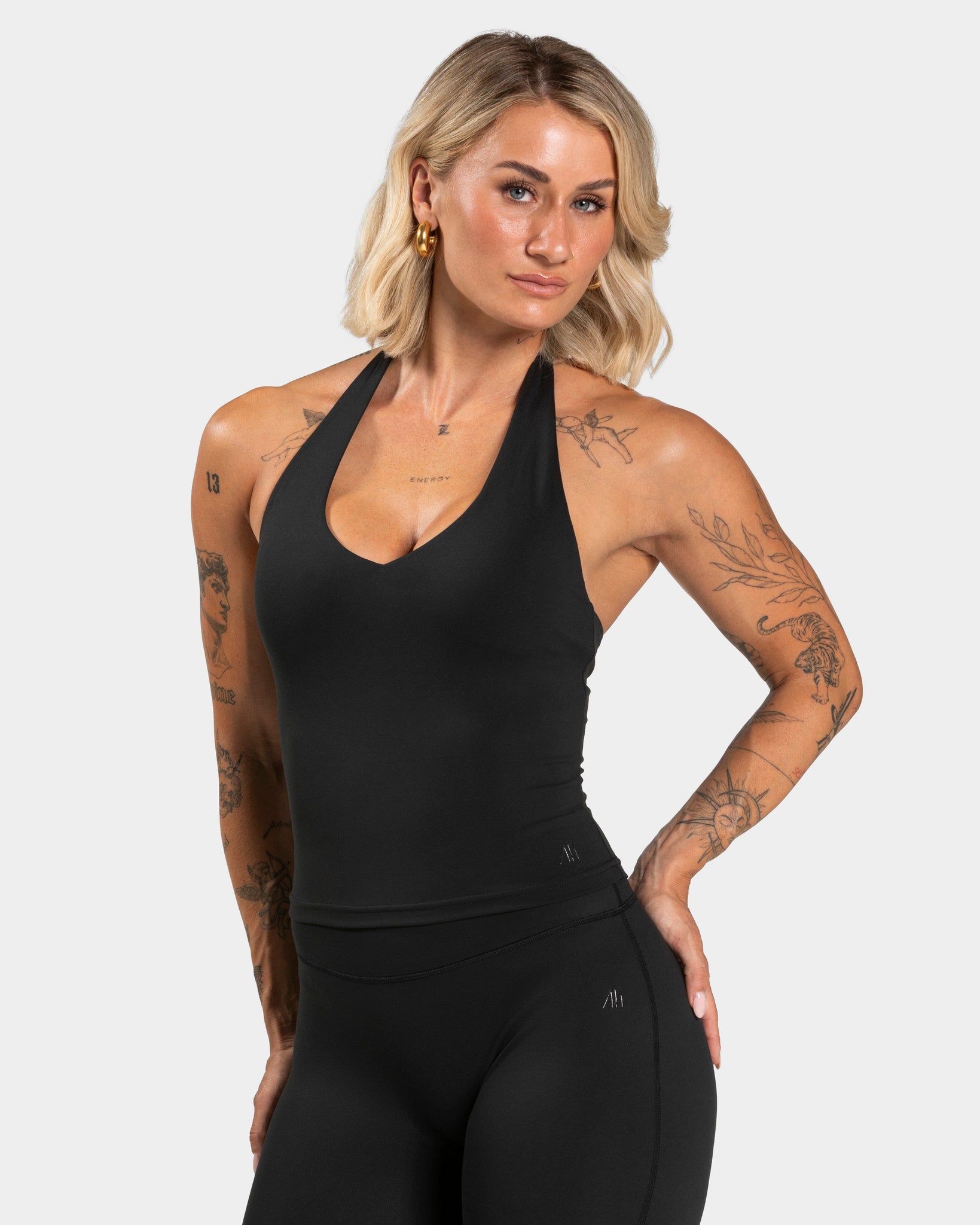 Luxmotion Neckholder-Top „Schwarz“