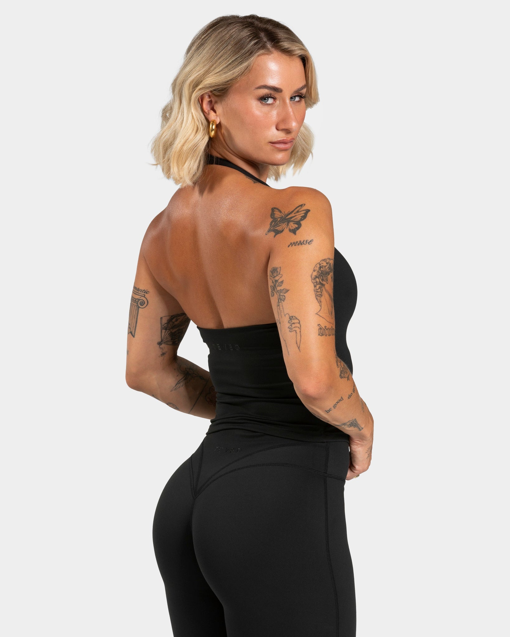 Luxmotion Neckholder-Top „Schwarz“