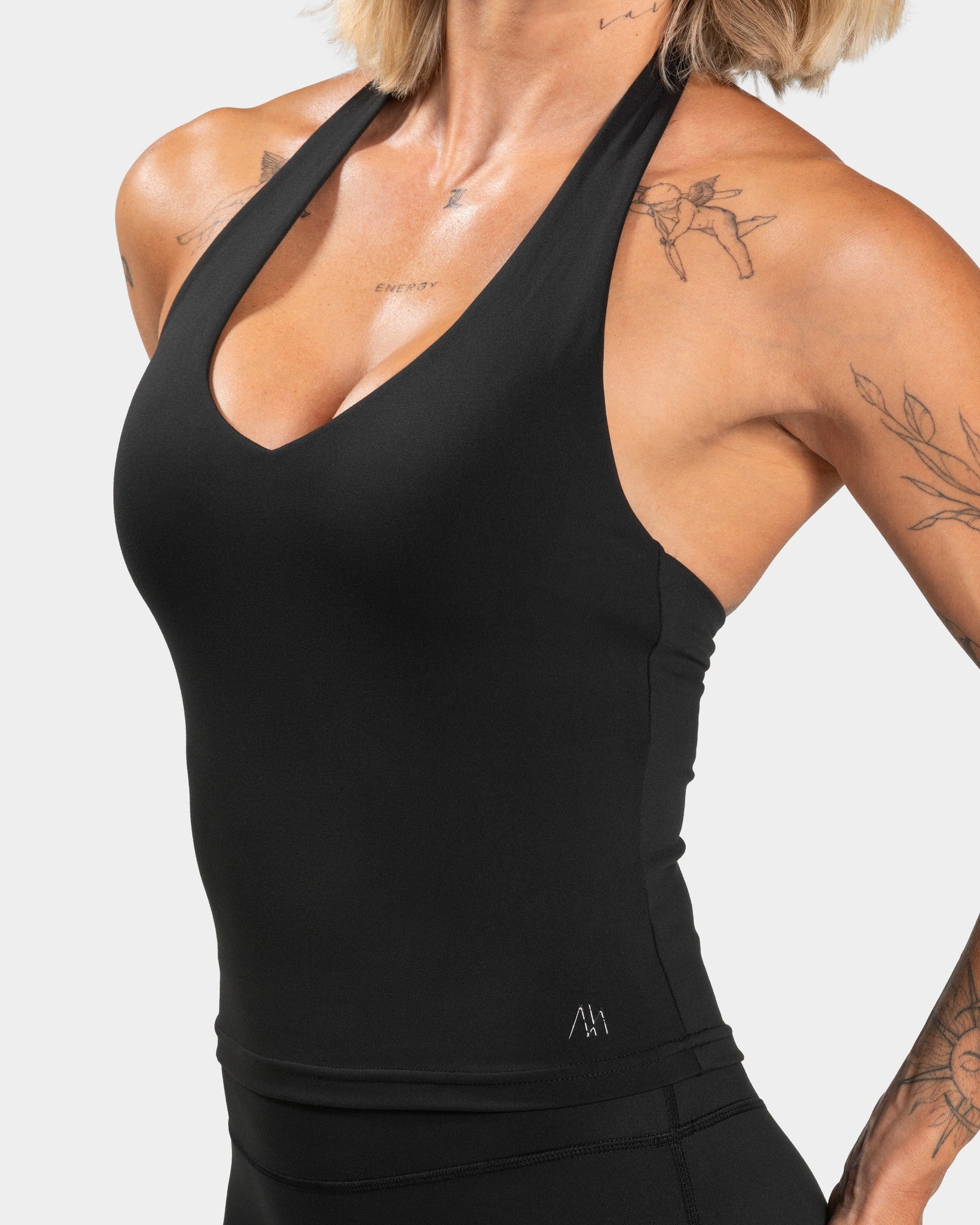 Luxmotion Neckholder-Top „Schwarz“