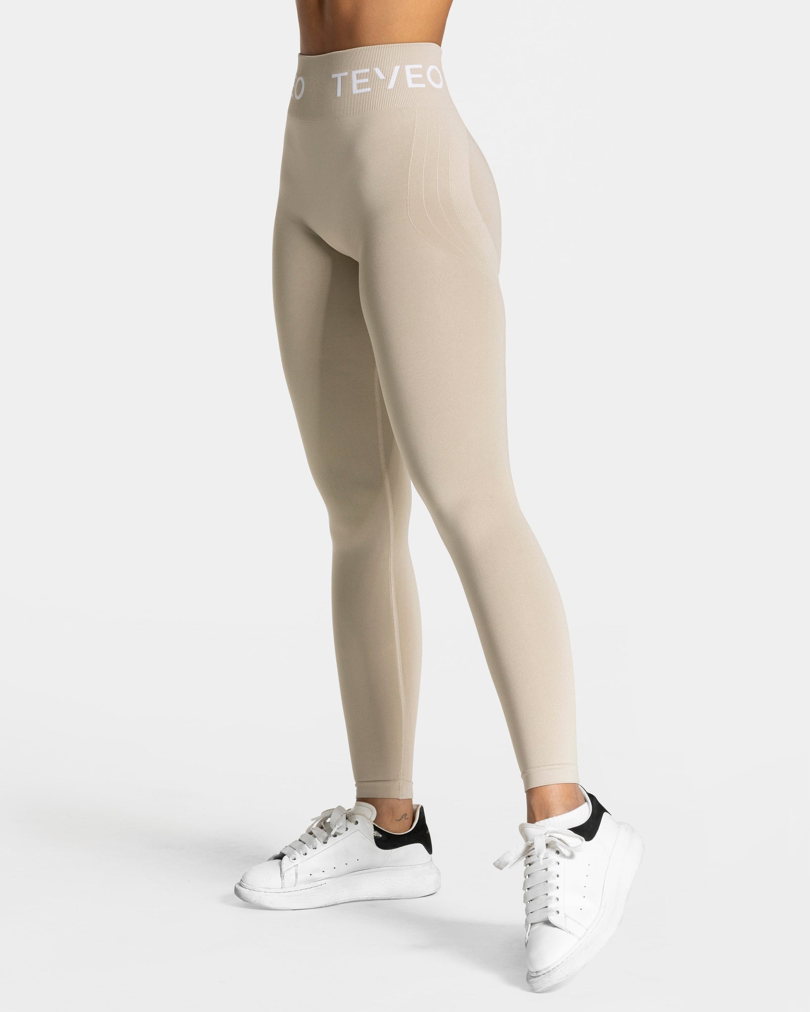 Signature Covert Scrunch Leggings „Latte“