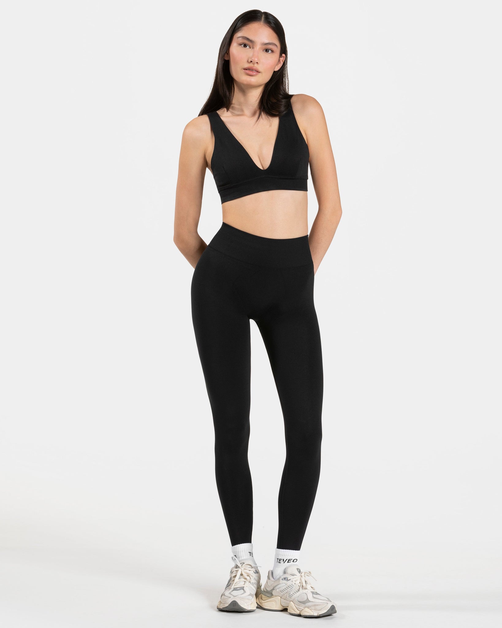 Timeless Pro Covert Scrunch Leggings "Schwarz"