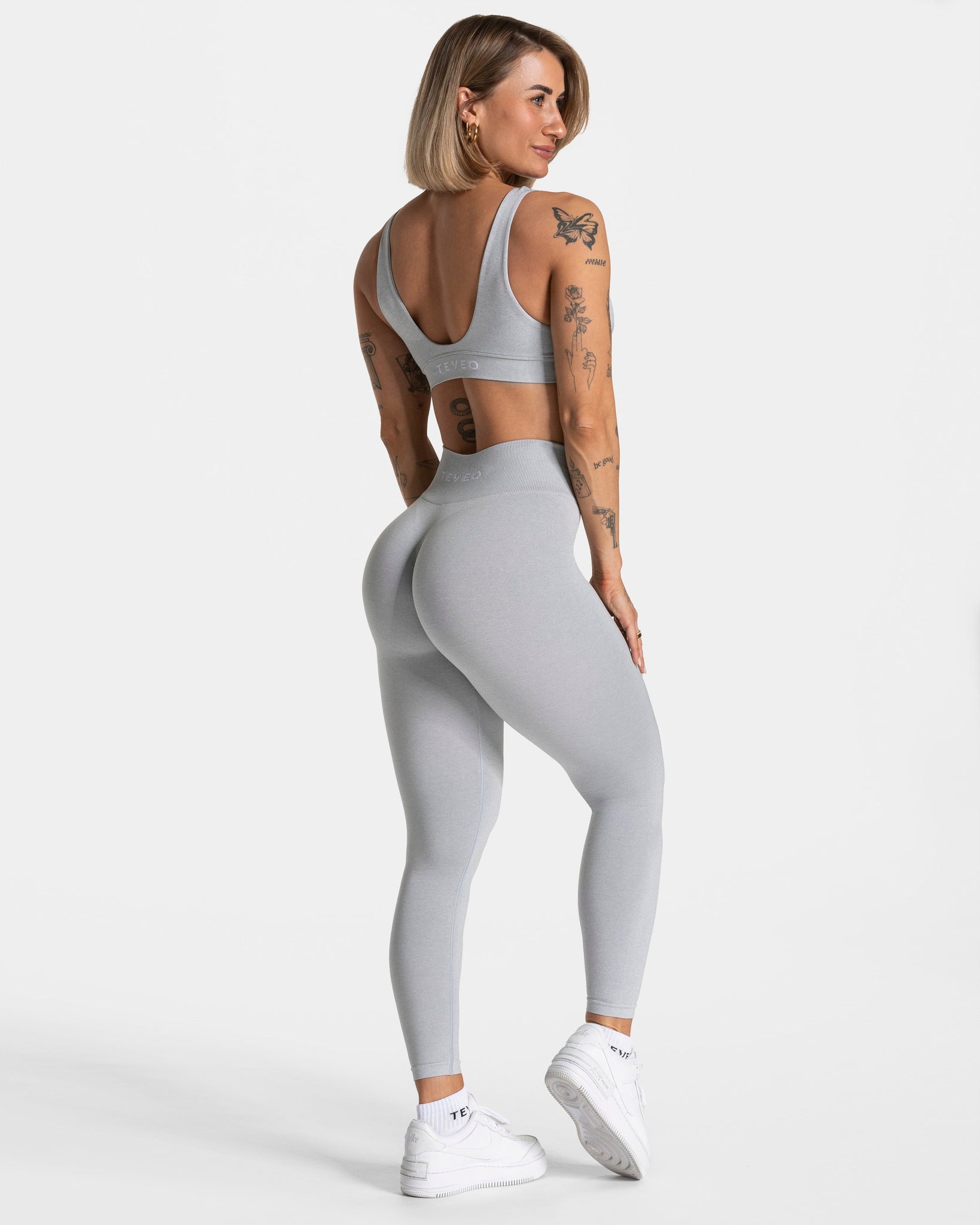 Timeless Pro Covert Scrunch Leggings "Hellgrau"