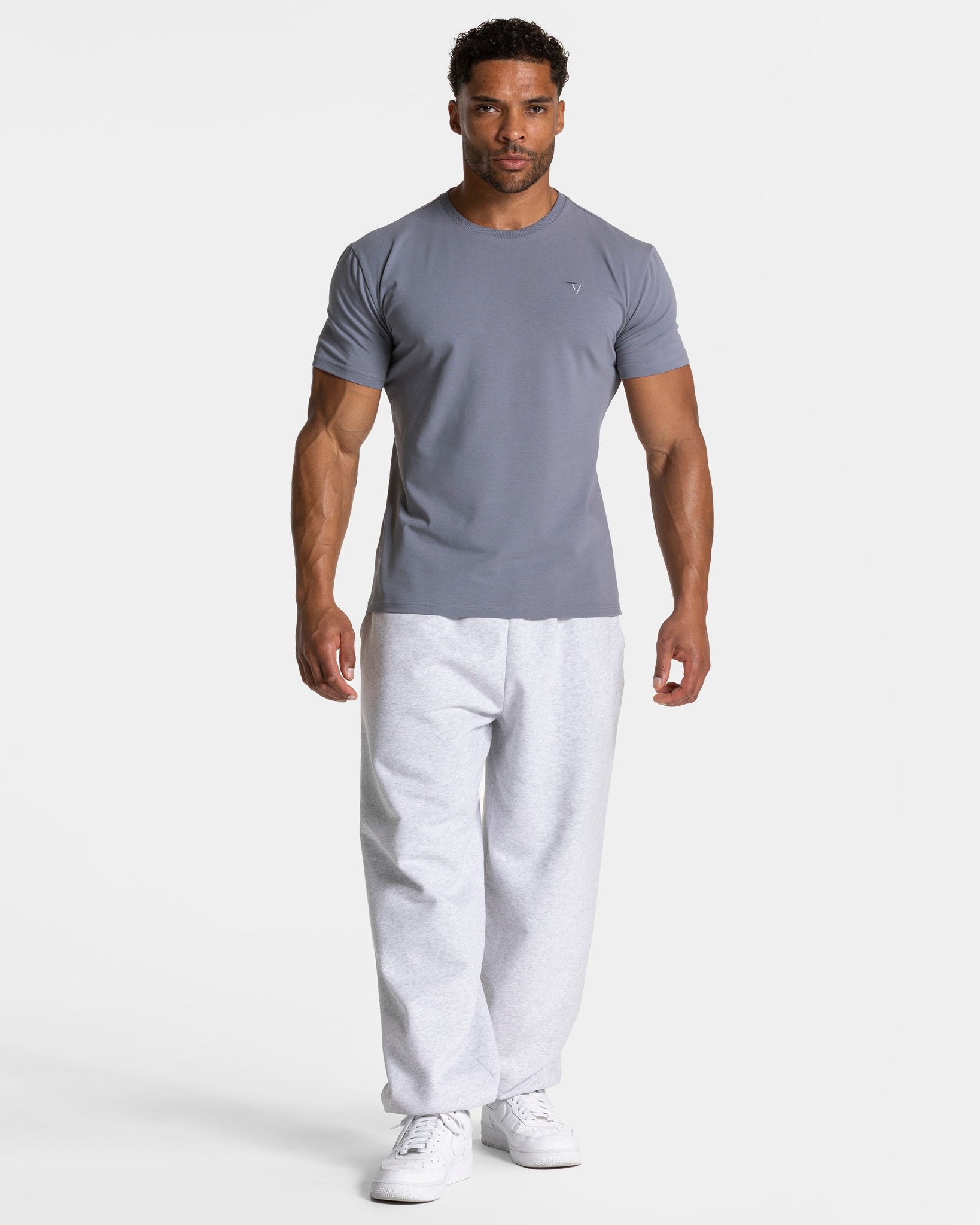 Timeless Pro Fitted T-Shirt "Eisgrau"