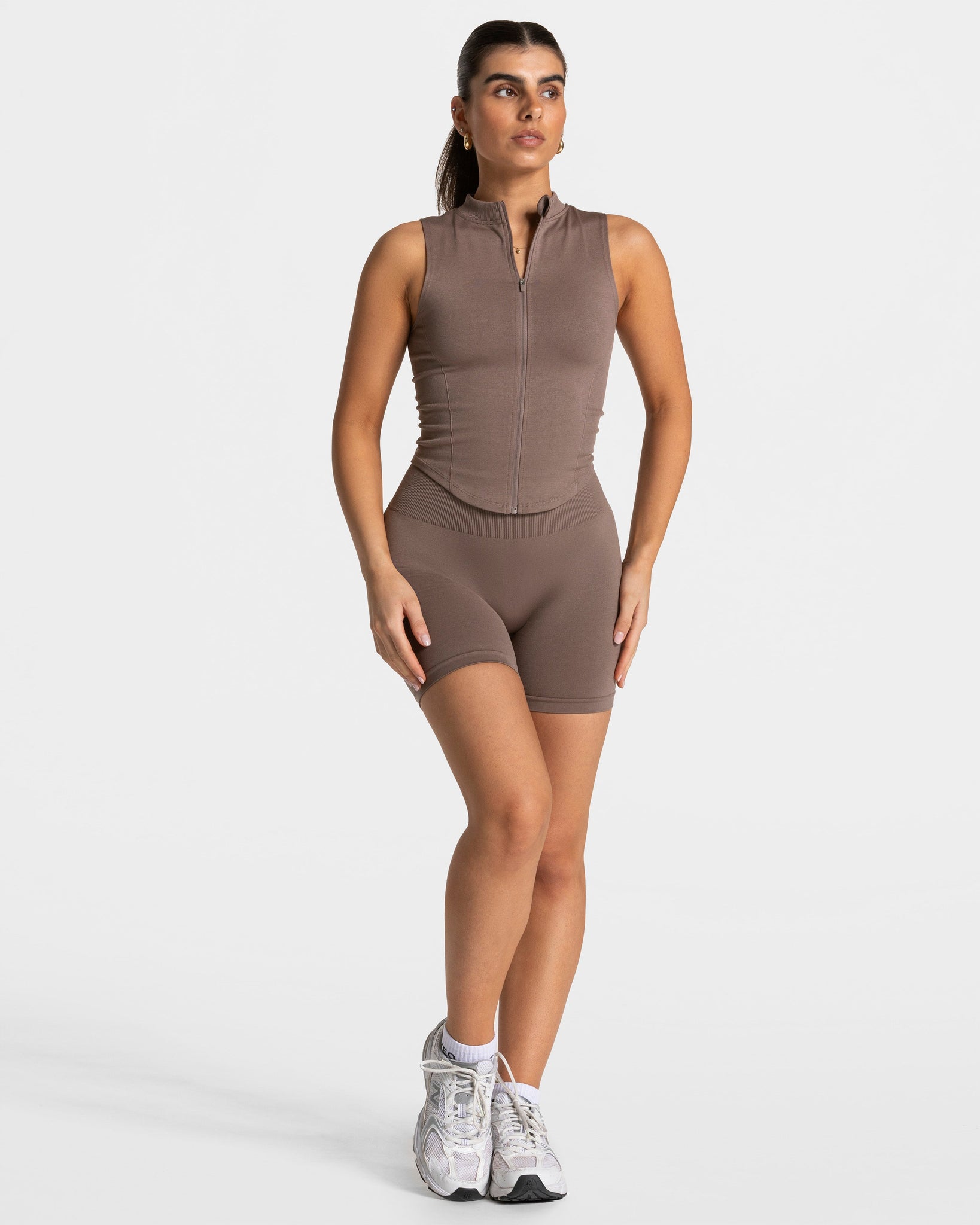 Timeless Pro Zip Tank "Mokka"