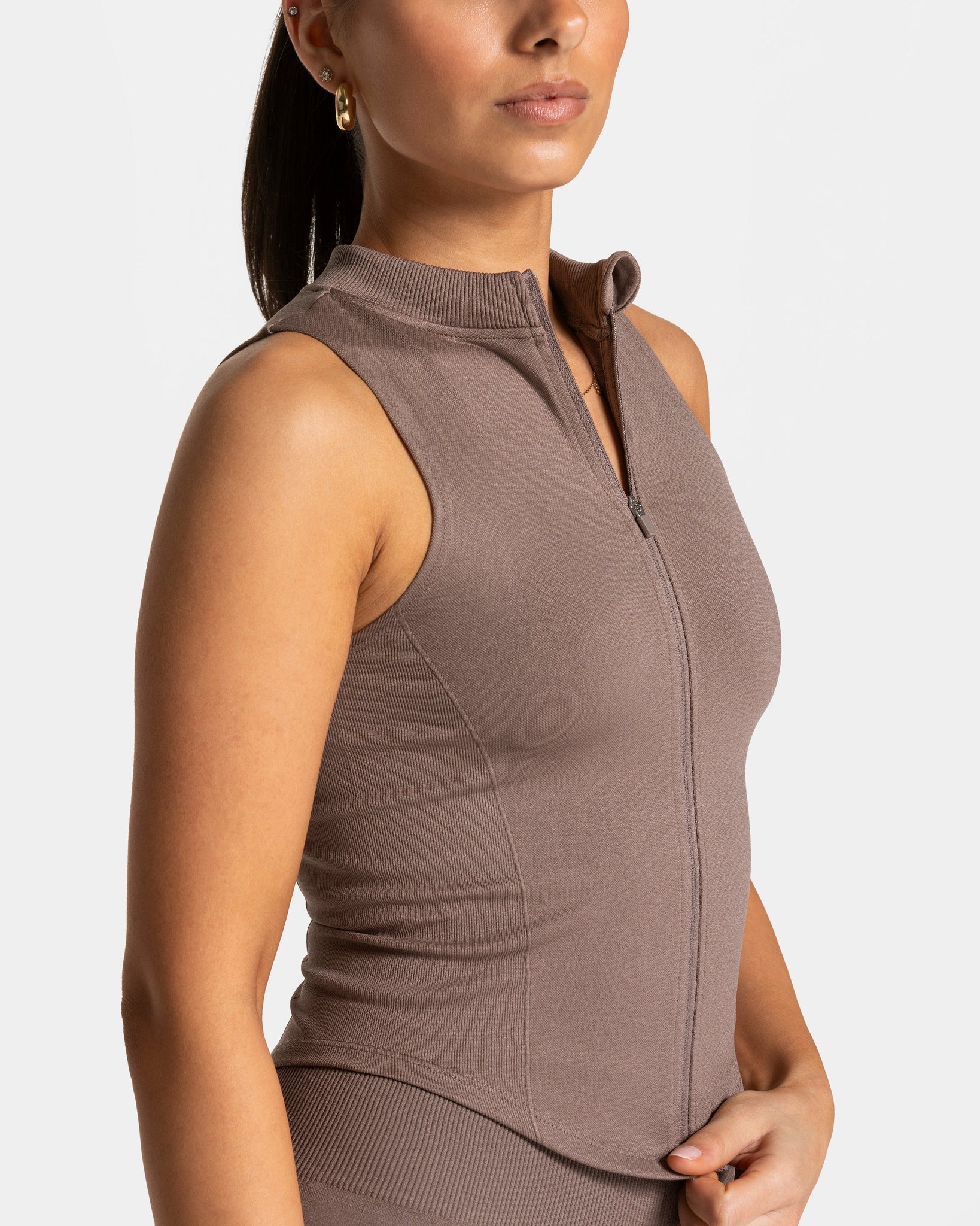 Timeless Pro Zip Tank "Mokka"