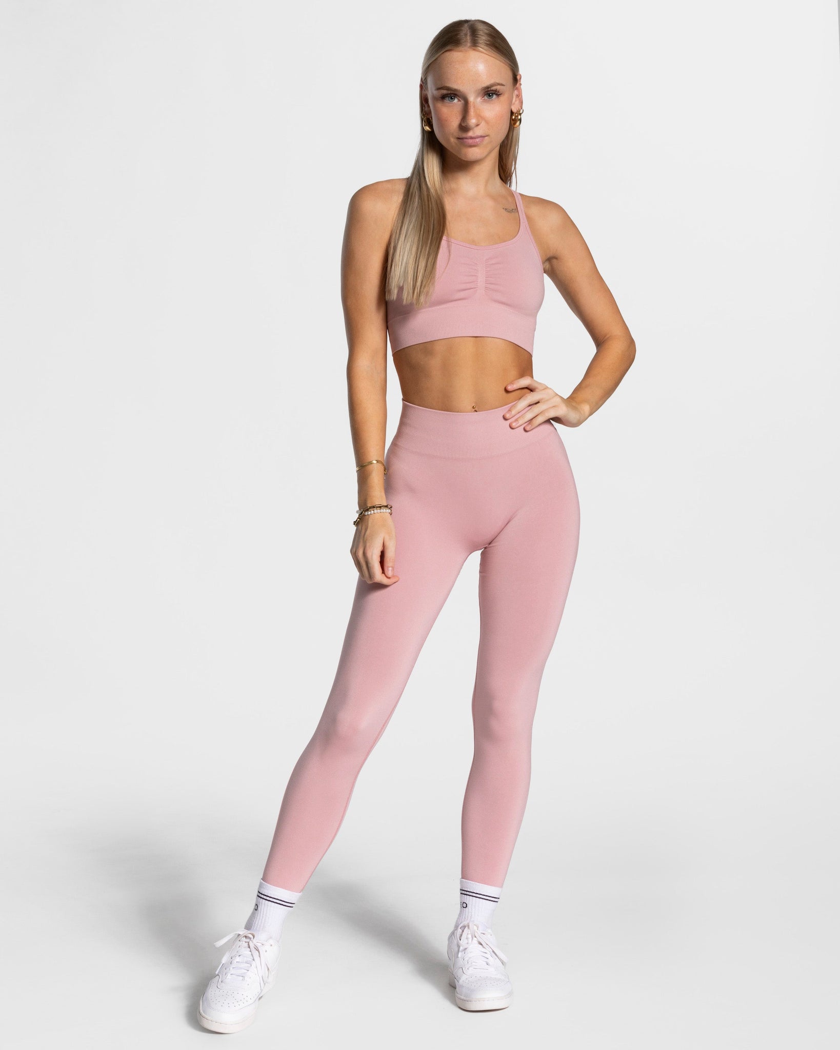Zeitlose Scrunch Leggings "Rosa"