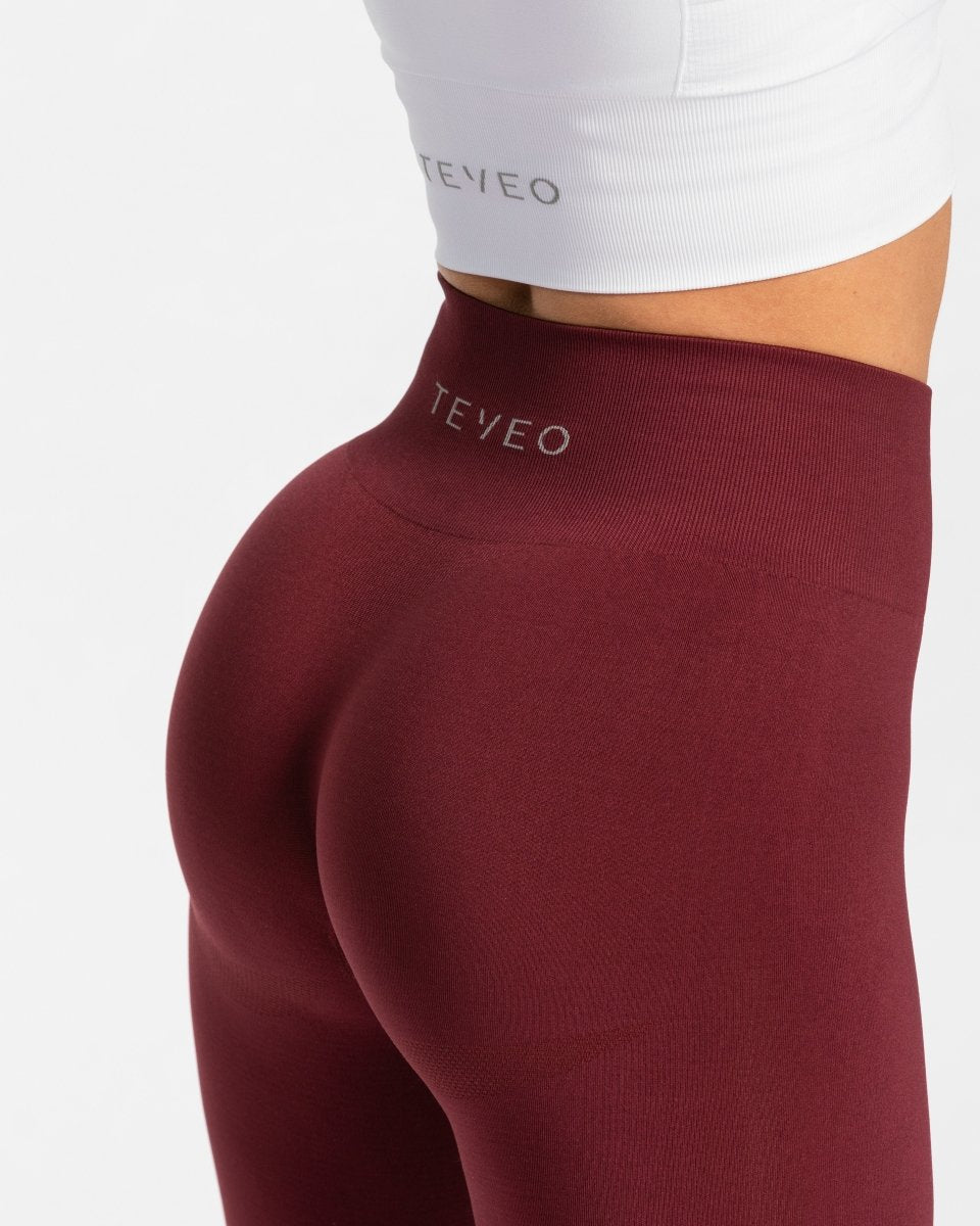 Edle Leggings "Weinrot"