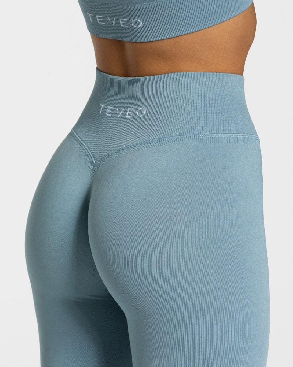 Sensation-Leggings „Stahlblau“