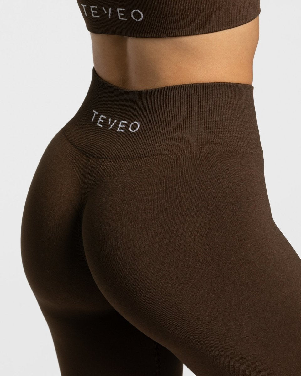 Timeless Scrunch Leggings "Dunkelbraun"