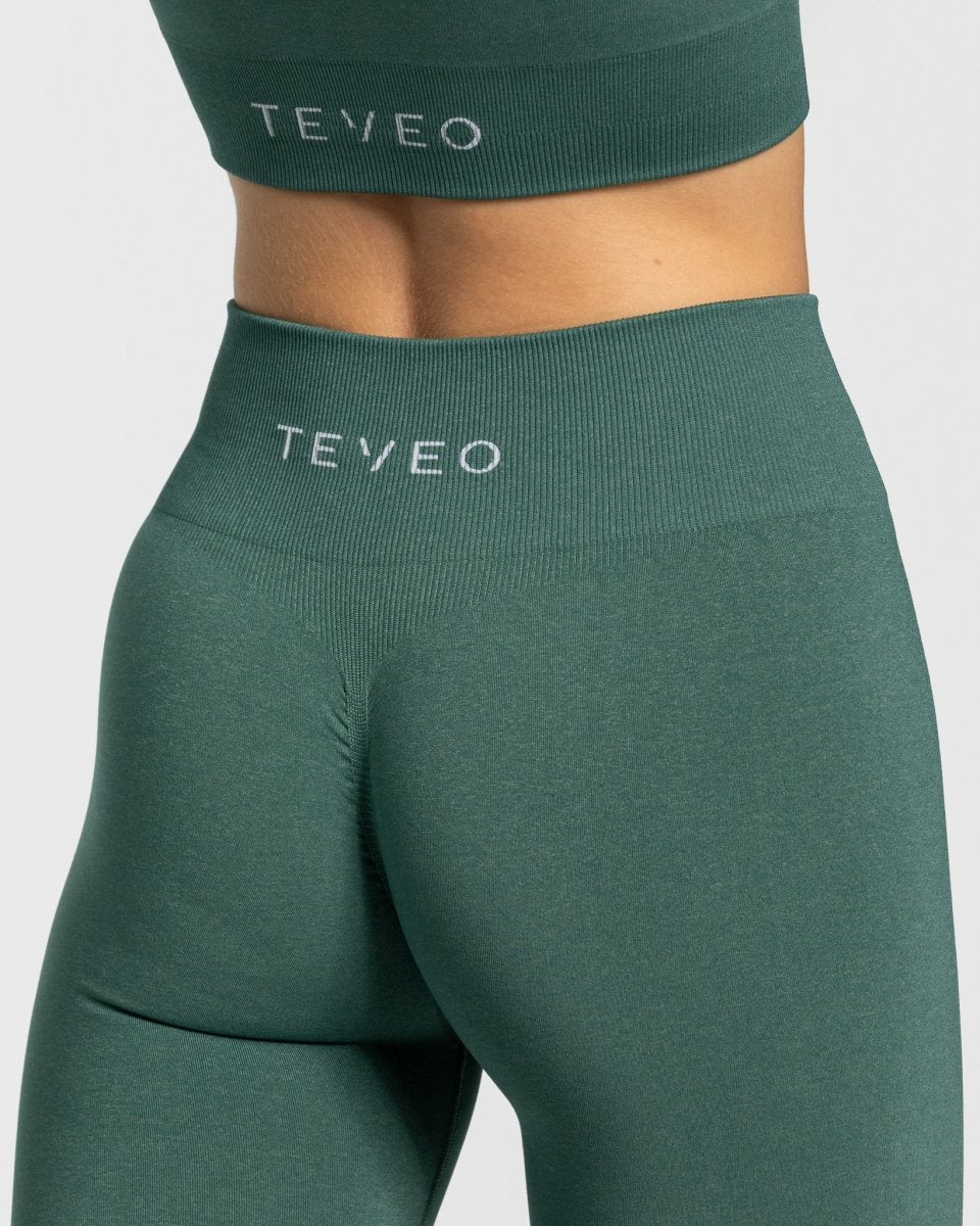 Timeless Scrunch Leggings "Dunkelgrün"