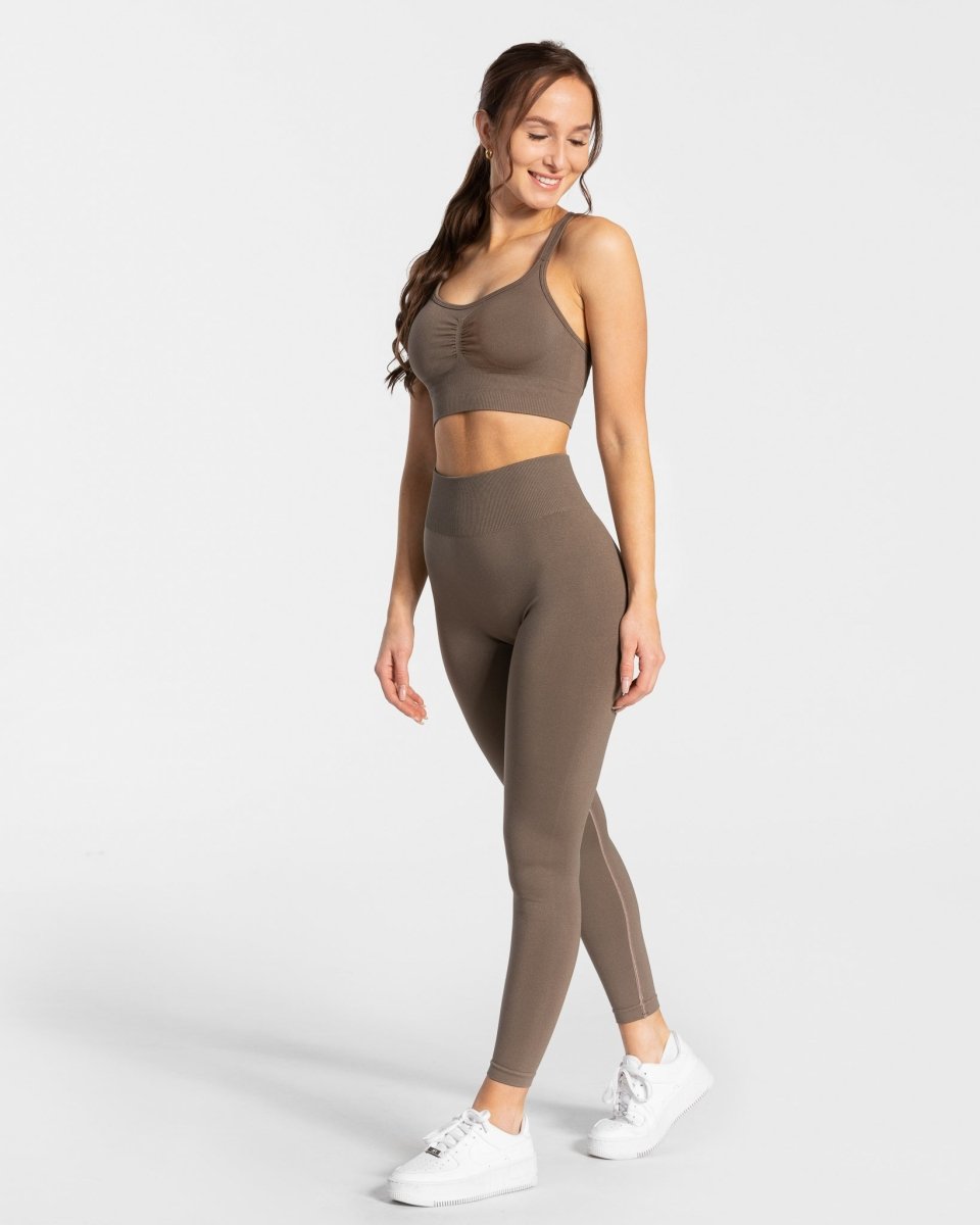 Timeless Scrunch Leggings "Taupe"